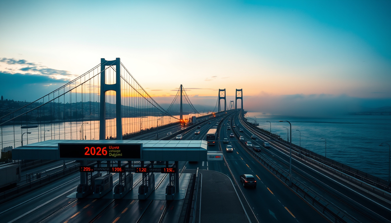 İstanbul Köprüleri: 2026 Ücret ve Kategori Dağılımı görseli