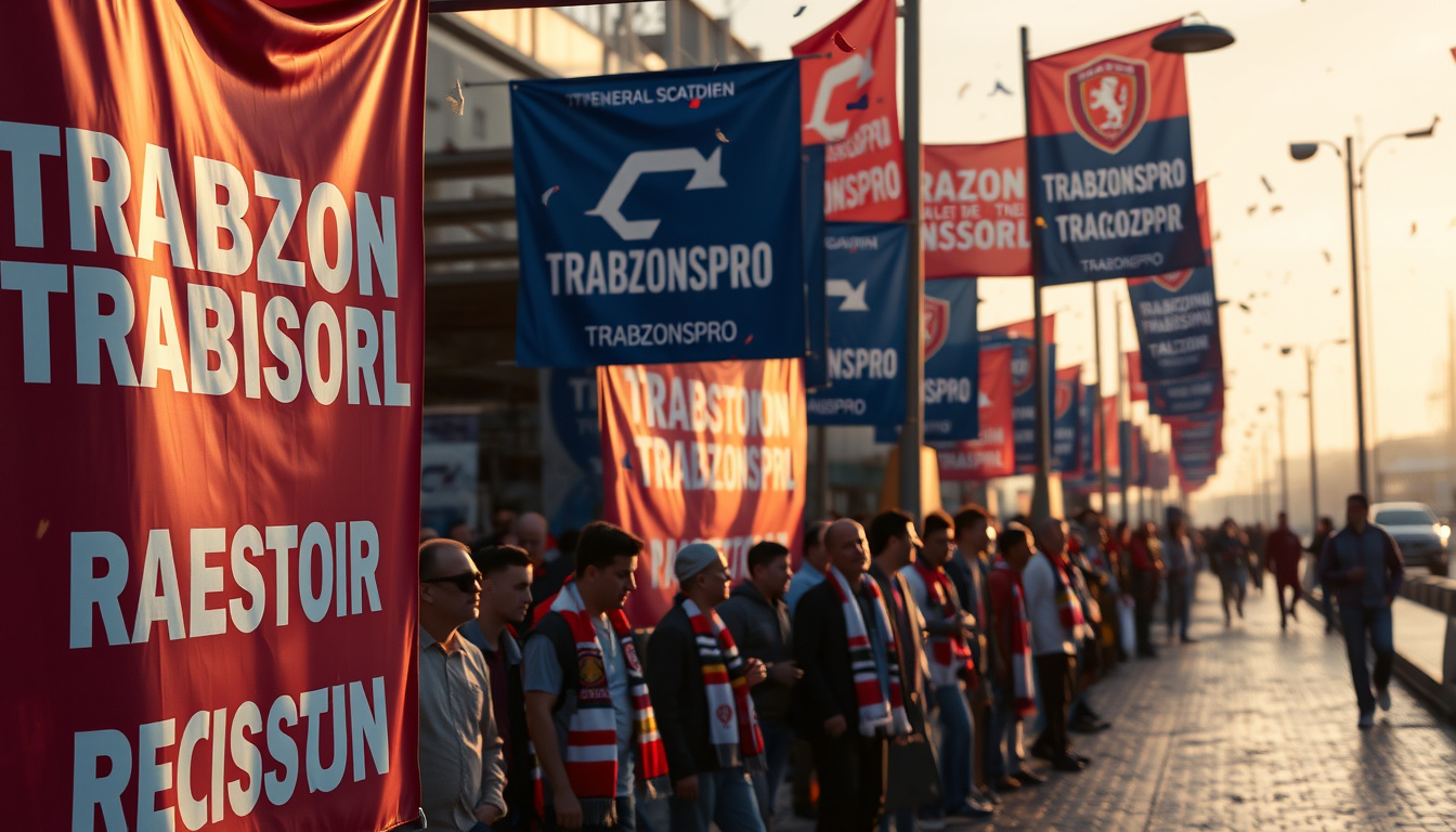 Trabzonspor’un Pankartları ve Mesajları görseli